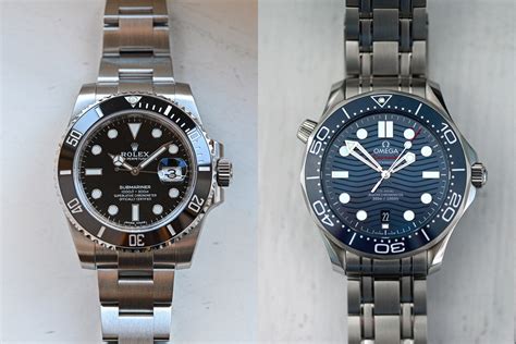 omega seamaster 300 60th anniversary vs rolex submariner|omega seamaster vs rolex submariner.